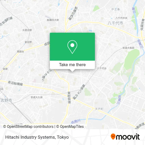 Hitachi Industry Systems map