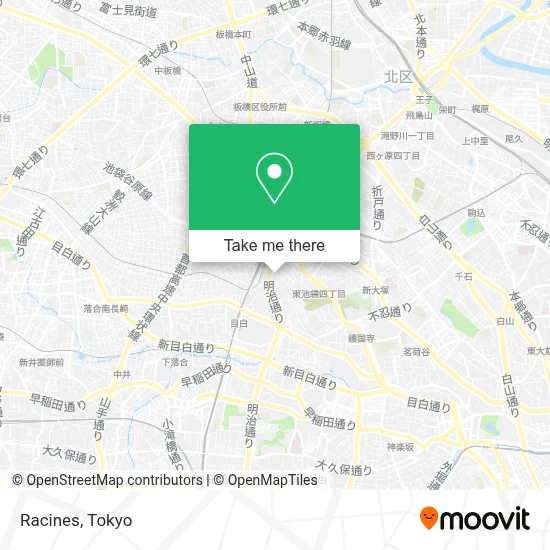 Racines map