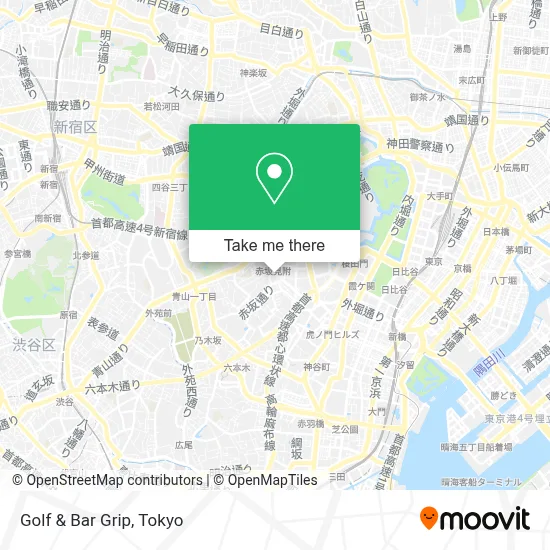 Golf & Bar Grip map