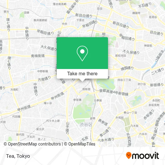 Tea map