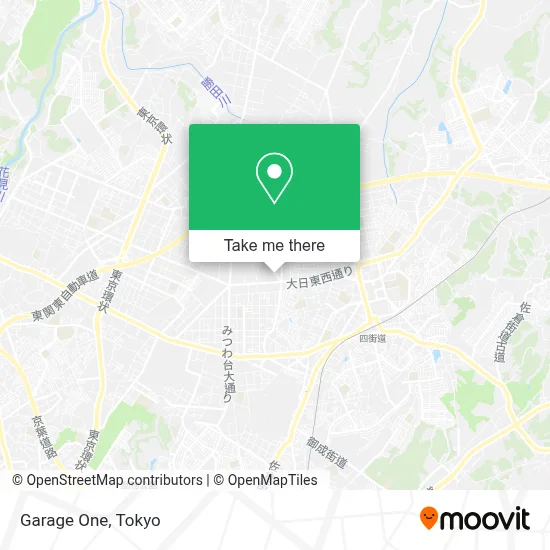 Garage One map