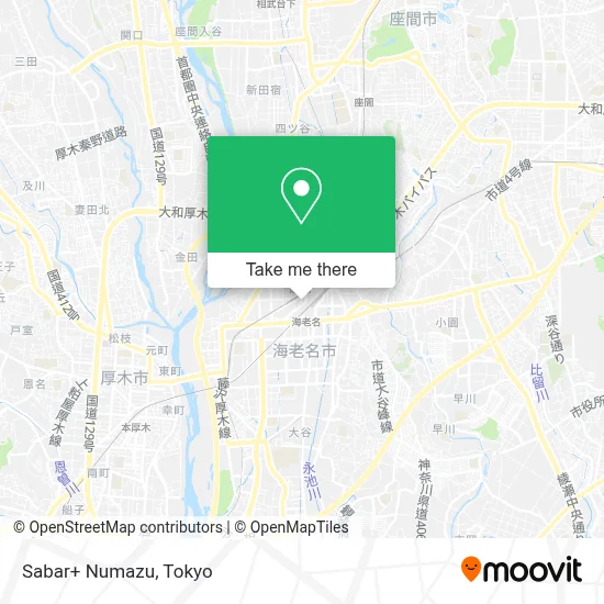 Sabar+ Numazu map