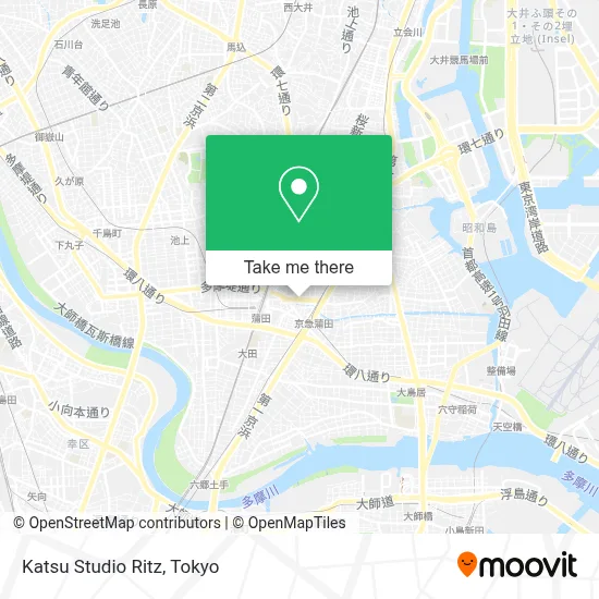 Katsu Studio Ritz map