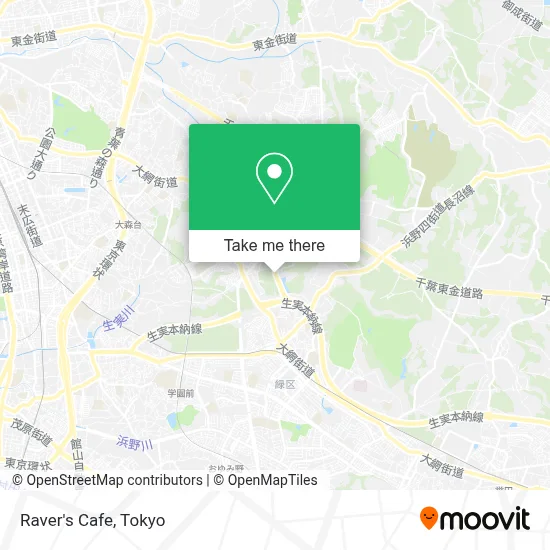 Raver's Cafe map