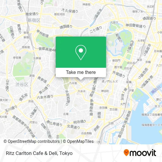 Ritz Carlton Cafe & Deli map