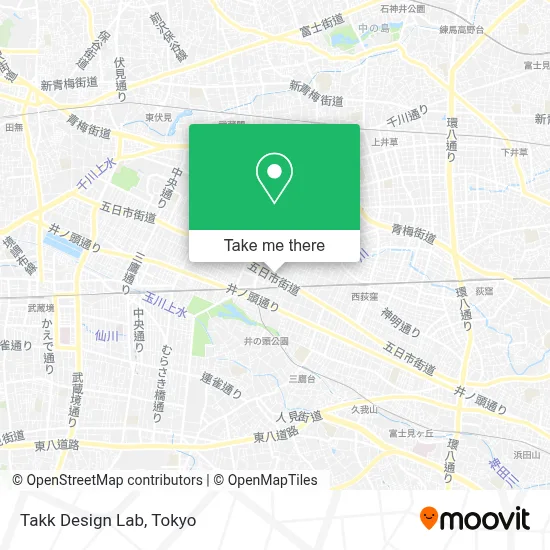 Takk Design Lab map
