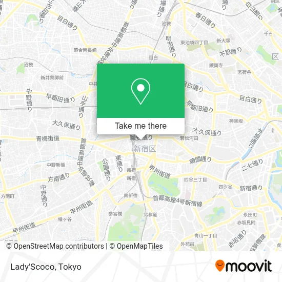 Lady'Scoco map