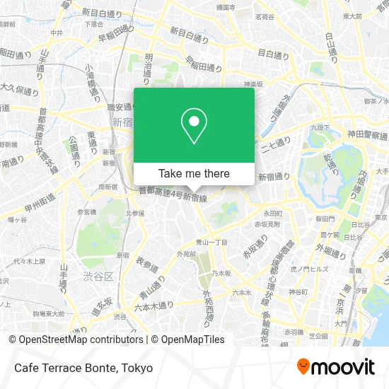 Cafe Terrace Bonte map