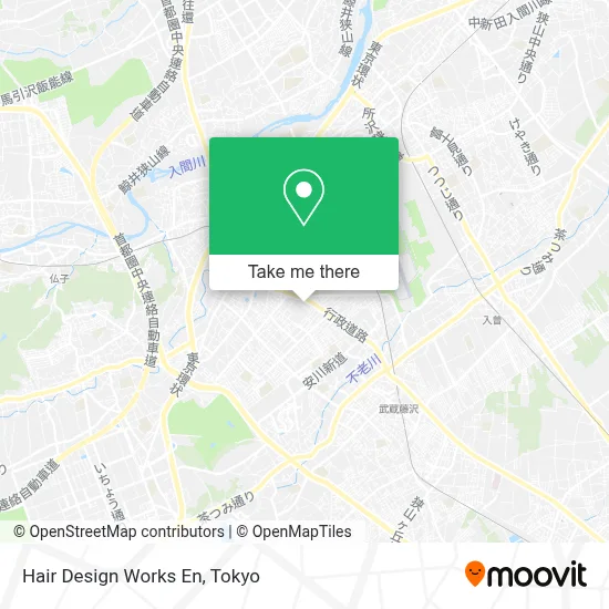 Hair Design Works En map