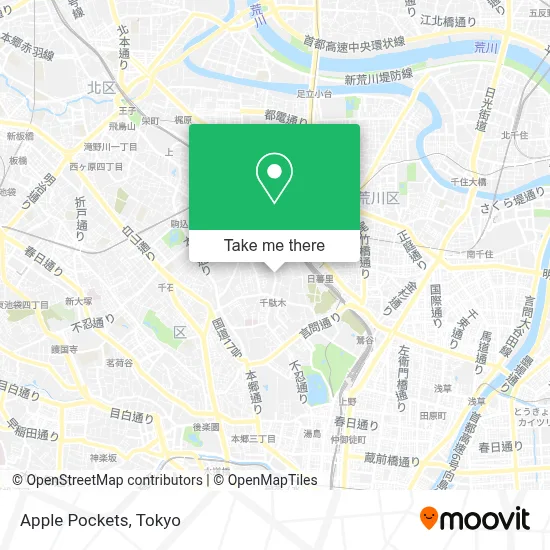 Apple Pockets map