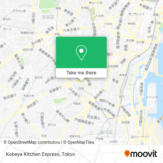 Kobeya Kitchen Express map