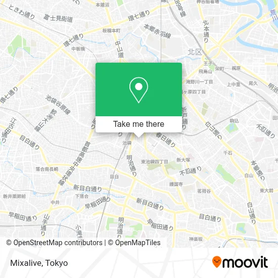 Mixalive map
