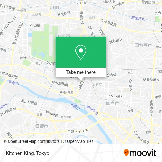 Kitchen King map