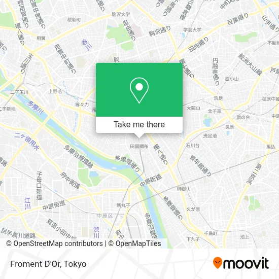 Froment D'Or map