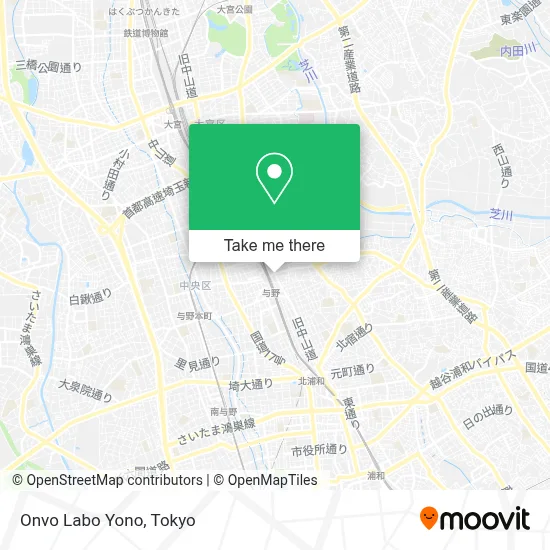 Onvo Labo Yono map