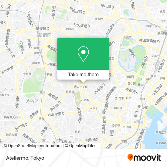Ateliermo map