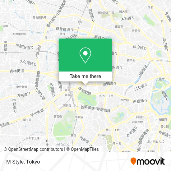 M-Style map