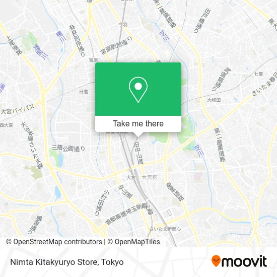 Nimta Kitakyuryo Store map