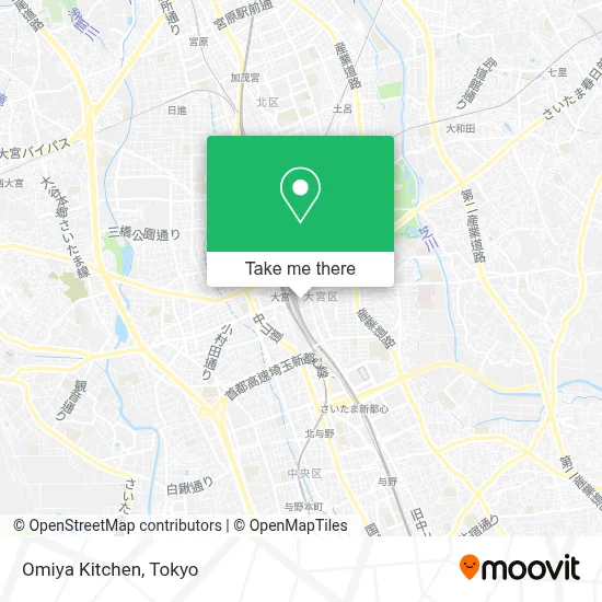 Omiya Kitchen map