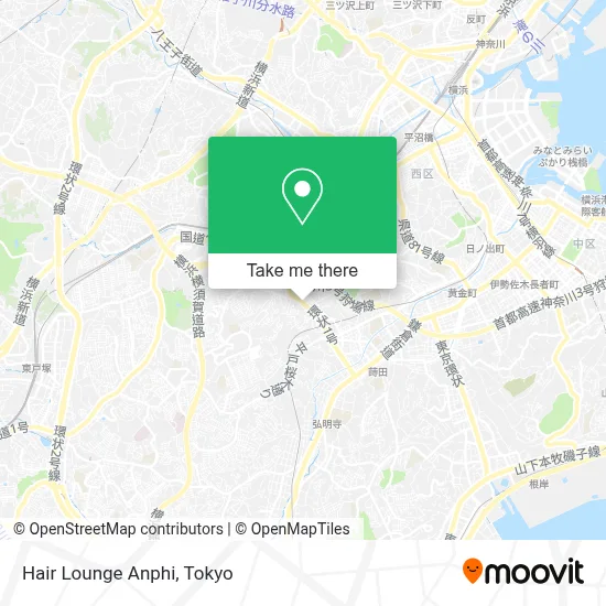 Hair Lounge Anphi map