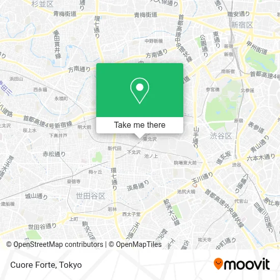 Cuore Forte map