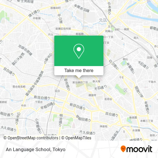 An Language School map