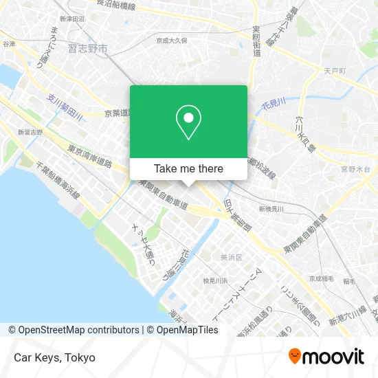 Car Keys map