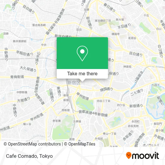 Cafe Comado map