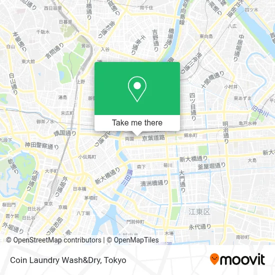 Coin Laundry Wash&Dry map