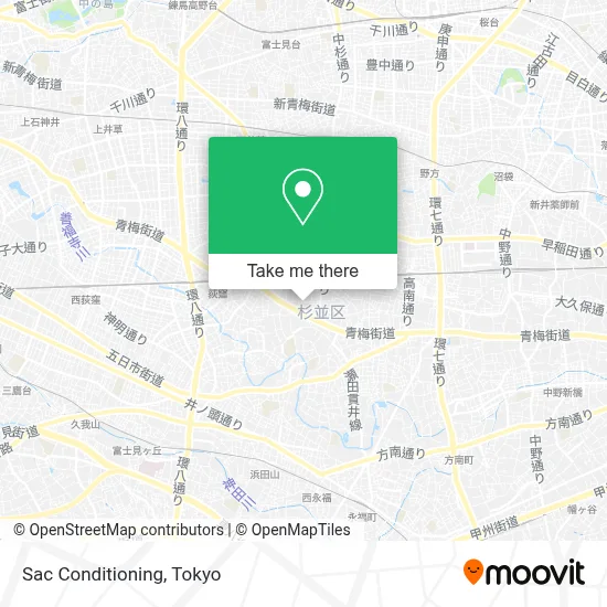 Sac Conditioning map
