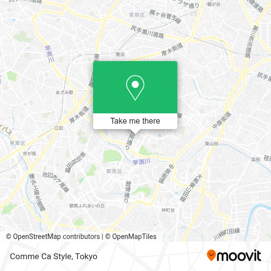 Comme Ca Style map