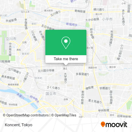 Koncent map