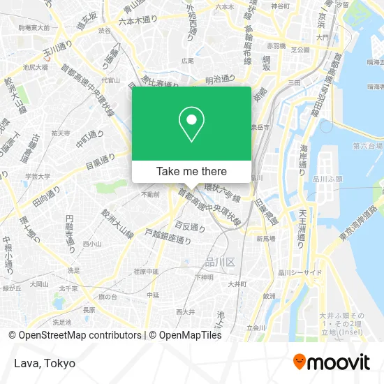 Lava map