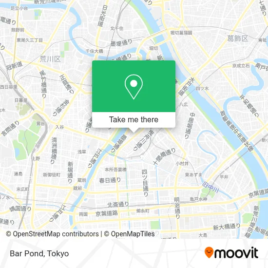 Bar Pond map