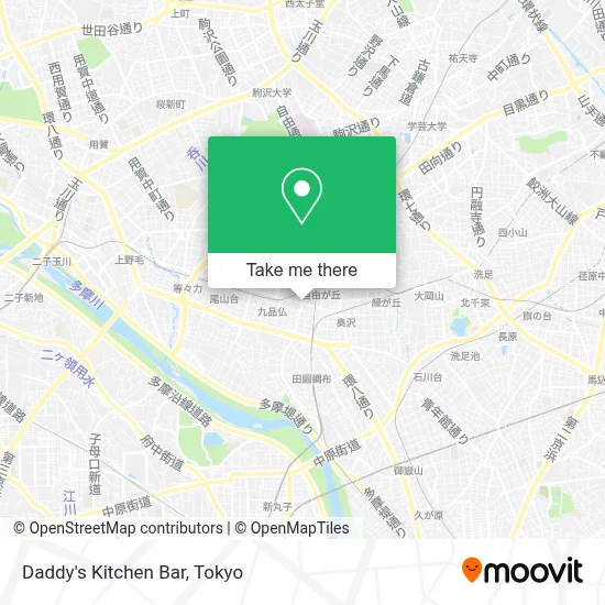 Daddy's Kitchen Bar map