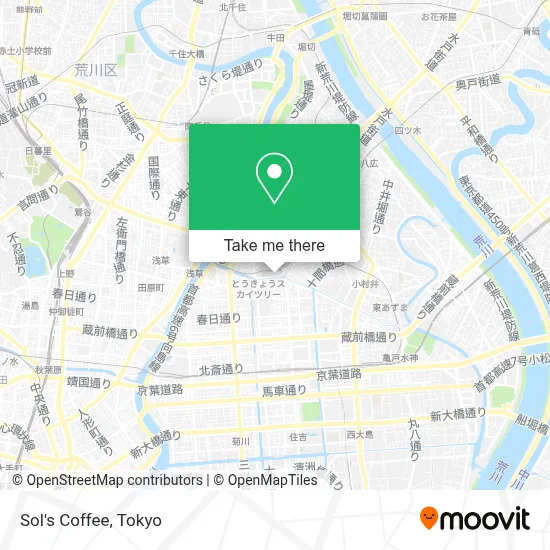 Sol's Coffee map