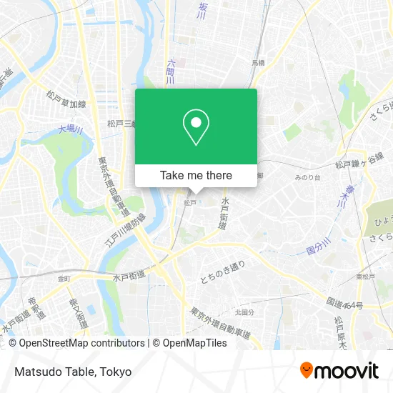 Matsudo Table map