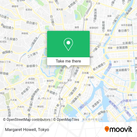 Margaret Howell map