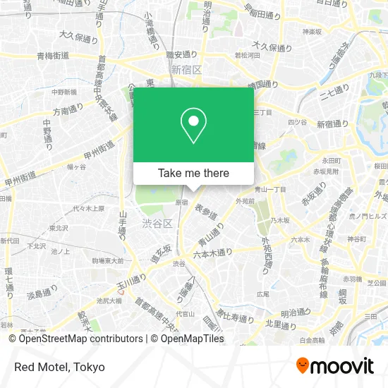 Red Motel map