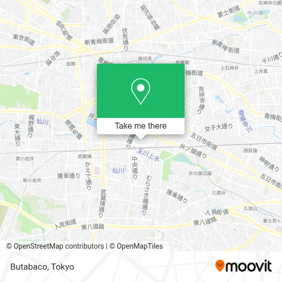 Butabaco map