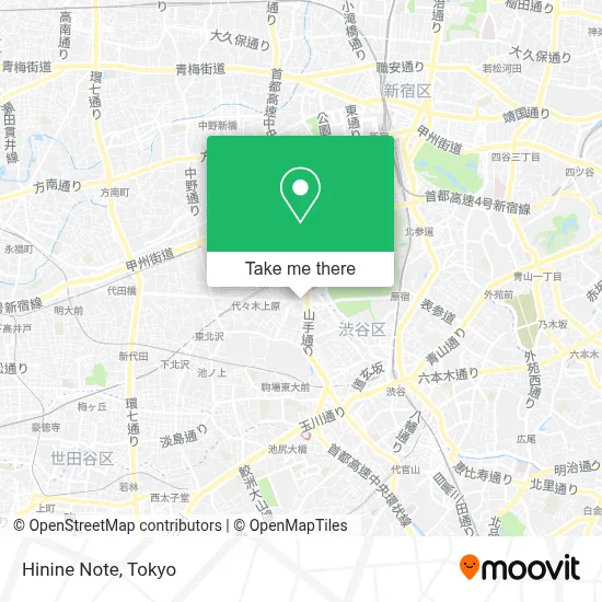 Hinine Note map