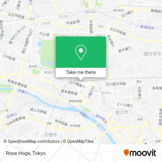 Rose Hogs map