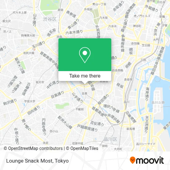 Lounge Snack Most map