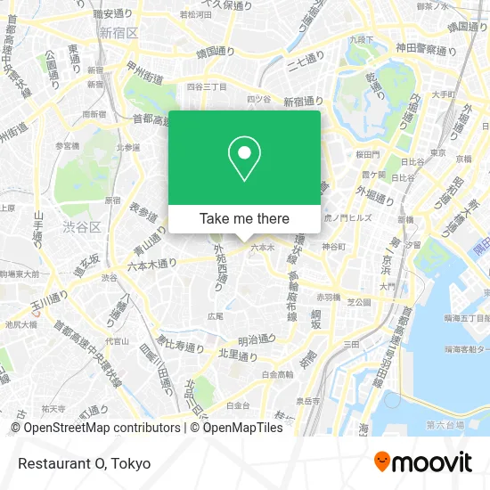 Restaurant O map
