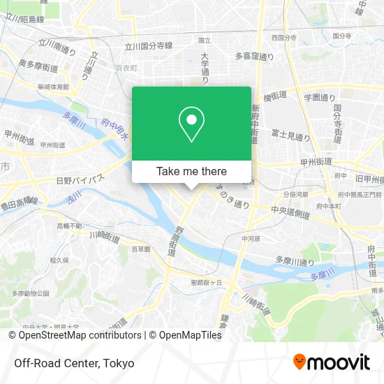 Off-Road Center map