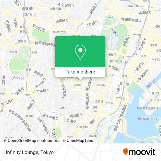 Infinity Lounge map