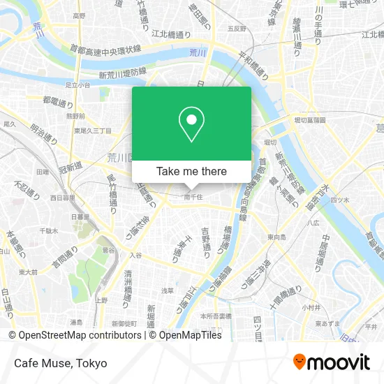 Cafe Muse map