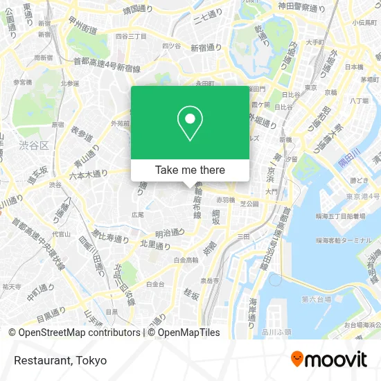 Restaurant map