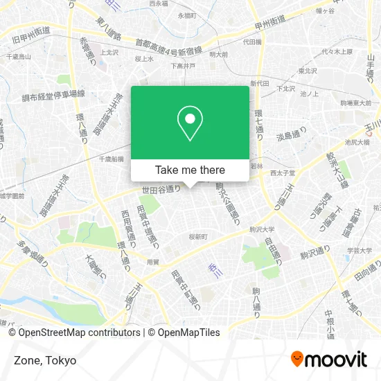 Zone map