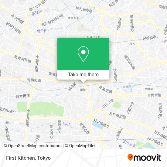 First Kitchen map